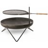 Prenosné ohnisko Ø 90 cm s grilovacím roštom V