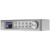 Soundmaster IR1500SI kuchyňské rádio DAB+/ FM/ BT/ 2 LCD/ Wi-Fi/ Stříbrné