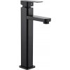 CERANO - Umývadlová stojanková batéria Lorena - vysoká - čierna matná