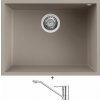 Elleci QUADRA 110 UM G43 tortora + Deante CORIO BFC 060M chróm