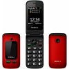 Tlačítkový telefon pro seniory Mobiola MB610 červená MB610RED (MB610RED)