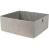 Compactor, úložný box Oxford 36 × 42 × 16,5 cm, polyester, sivo-béžový