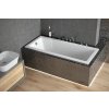 BESCO - Obdĺžniková vaňa MODERN SLIM - Nožičky k vani - S nožičkami, Rozmer vane - 180 × 80 cm VANMOD18SLIM+OLVPINOZSTELWD