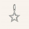 SilveAmo Strieborný prívesok Hviezda so zirkónmi P2F1112