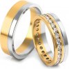 iZlato Forever Svadobné obrúčky s diamantmi 0,960 ct šírka 5,8 mm STOBR078
