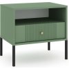 Vivaldi Nočný stolík Iseo I 54 cm zelený
