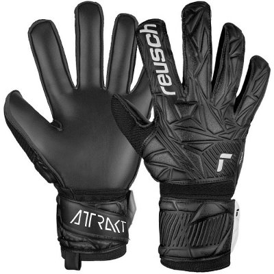 Reusch Attrakt Solid Brankárske futbalové rukavice, čierne, veľ. 11