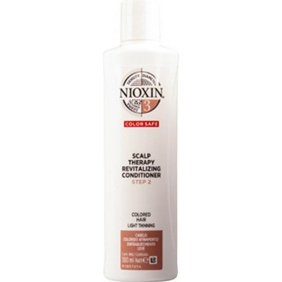 Nioxin System 3 Color Safe Scalp Therapy Revitalizing Conditioner 3D - Revitalizer pokožky pre jemné farbené mierne rednúce vlasy 1000 ml