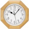 Nástenné rádiom riadené drevené hodiny AMS 5512/18