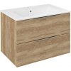 SAPHO CIRASA umývadlová skrinka 69,8x52x46cm, dub Alabama CR701-2222