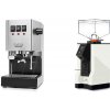 Gaggia New Classic E24 BC, stainless steel + Eureka Mignon Perfetto, BL white