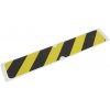 Hliníkový protišmykový fotoluminiscenčný nášľap na schody FLOMA Hazard Glow in the Dark - dĺžka 63,5 cm, šírka 11,5 cm, hrúbka 1,6 mm