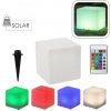 Záhradné solárne LED svetlo DENALI kocka SOL4903