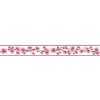 Samolepiaca bordúra D58-031-1, rozmer 5 m x 5,8 cm, čerešňové kvety ružové, IMPOL TRADE
