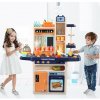 65 kusová Mama Kiddies KitchenKing set detská kuchynka - v oranžovo-modrej farbe