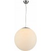AZZARDO AZ1328 DECOline WHITE BALL 40 stropné závesné svietidlo 1xE27 40W IP20 biela