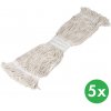 Strapcový mop na podlahu, 40 x 14 cm (5 ks)