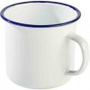 Hrnek smaltovaný 0,5 l, bílo-modrý | APS, Enamelware bílá;modrá