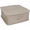 Compactor Textilný úložný box na oblečenie a prikrývky so zipsom Sandy 46 x 46 x 20,5 cm