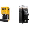 Gaggia New Classic E24, yellow + Rancilio STILE, black
