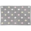 LORENA CANALS Koberec Estrellas Tricolor Stars Grey Pink 120x160