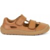FRODDO G3150266-2 BAREFOOT SANDÁLE POLTOPÁNKY VYREZANÉ KOŽENÉ koňakové 22 Camel