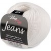 Pletacia priadza Jeans 50 g - 1 ks 1 (8002) biela