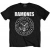 Ramones Tričko Presidential Seal Unisex Black S