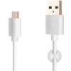 Datový a nabíjecí kabel FIXED s konektory USB/USB-C, USB 2.0, 1 metr, bílý FIXD-UC-WH