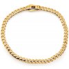 iZlato Forever Monaco Chain bracelet Classic Plain lock 5 mm IZ30804N