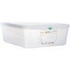 Denox gastronádoba GN2/3 s vekom GASTRONOX, 100 mm, polypropylén, objem 9 l