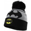 Detská zimná čiapka Warner Bros, BATMAN čierna,sivá,žltá, UNI
