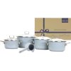 Belis Súprava smaltovaného riadu PREMIUM GREY 5 ks