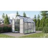 Skleník Vitavia Meridian 2 6700 polykarbonát 6 mm 257x258 cm čierny