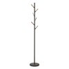 Stojanový vešiak YAMAZAKI Plain Pole Hanger, čierny (kov, drevo) 02815