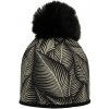 RDX Dievčenská podšitá čiapka Merino s brmbolcom Palma čierna Veľ. 6