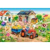 CASTORLAND Puzzle Život na farme MAXI 40 dielikov