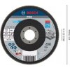 Bosch Príslušenstvo - Lamelový brúsny kotúč na oceľ, P60, priemer 125 mm 2608606923