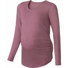 Esmara dámske bavlnené tehotenské tričko s dlhým rukávom bledoružová