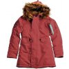 ALPHA INDUSTRIES Dámska bunda Explorer - burgundy (103005/184)