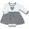 Dojčenské šatôčky-body s dlhým rukávom Nicol Viki 86 (12-18m), 20C55108