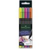 Popisovač Grip Finepen Neon, 0.4 mm, plastové púzdro 5 k Faber-Castell 151603