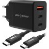 AlzaPower Fast Charge SET G611CCA (67 W + USB-C/C 100 W Cable) čierna APW-SGA611B