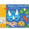 AUZOU Dino Masky a tetovačky pre deti, 4+