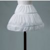 Spodnička pod spoločenské šaty pre dievčatá Farba: Biela, Veľkosť: 35 cm