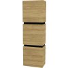 Kúpeľňová závesná skrinka Devo Viva 2.0 ľavá orechovec prírodný 40 x 12,7 x 26 cm VV2-S3DL40x26-P71