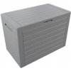 DB Garden Záhradný úložný box Lilla 190 L sivý