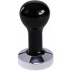 Buna café tamper, kov, čierny, 57 mm, nerez lesk, plochý