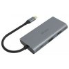 Dokovacia stanica AKASA USB Type C 9 in 1 Dock (PD Type C, HDMI, VGA, 3 x USB3.0 Type A, RJ45, SD a Micro SD Card Read (AK-CBCA21-18BK)