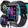 SMARTBAND BAND INTELIGENTNÉ HODINKY NÁRAMOK SMART AMOLED WATCH ČIERNY PÁNSKY